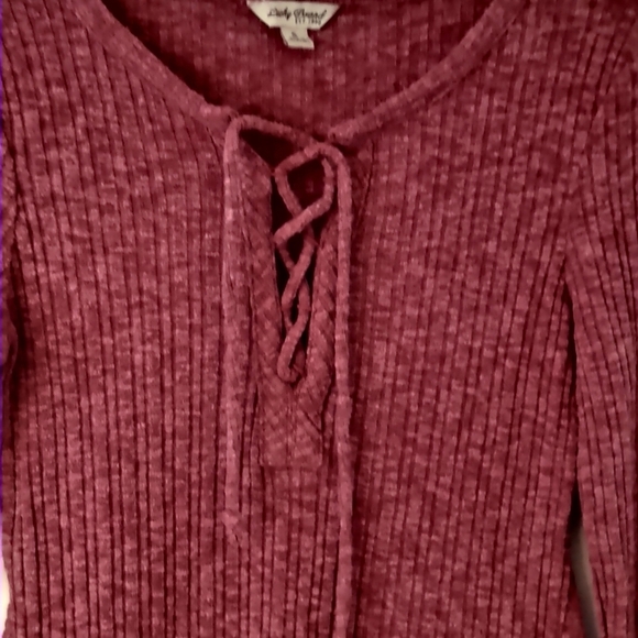 Lucky Brand pink ribbed long sleeve sweater size s - Picture 5 of 7